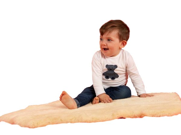 CHRIST Baby Lammfelle Naturform – Bild 2