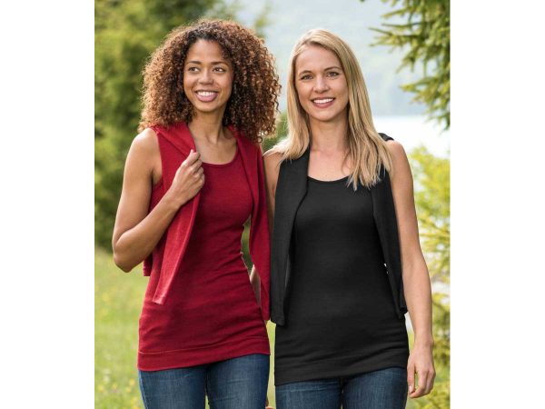 Engel Damen Longshirt, Ärmellos