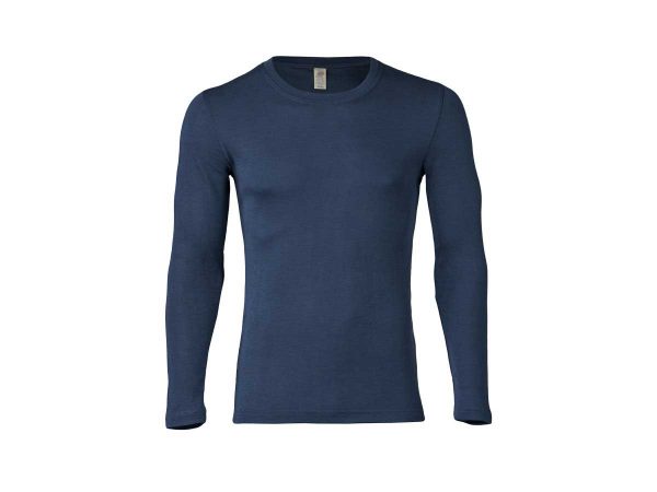 Engel Herren Shirt langarm marine