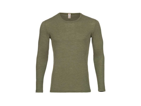 Engel Herren Shirt langarm olive