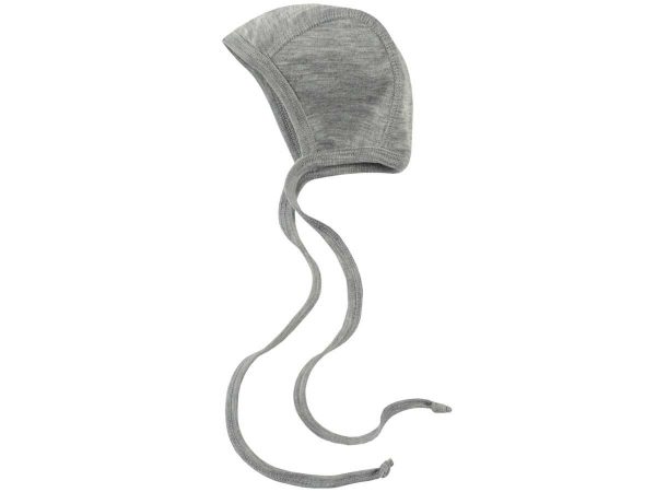 Baby Häubchen / Stubenmütze mit langen Bindebändern