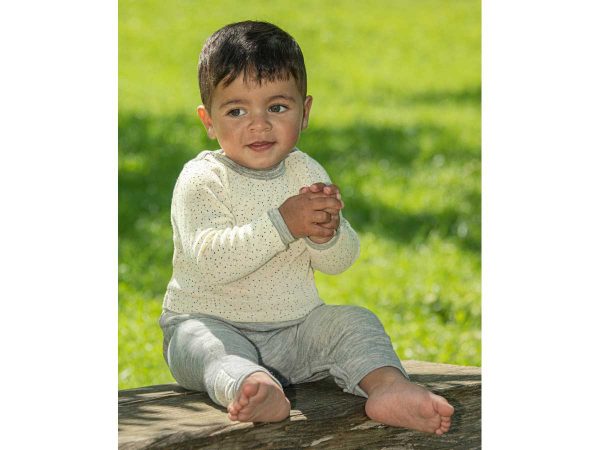 Engel Baby Overall / Strampler mit Umschlägen an den Füßen