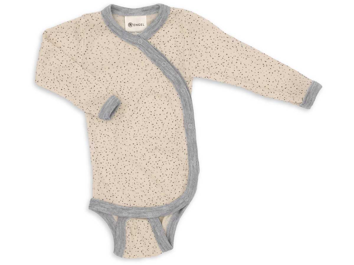 Engel Baby Wickelbody natur bedruckt