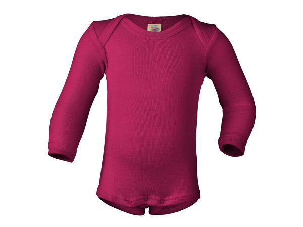 Engel Baby Body langarm himbeere