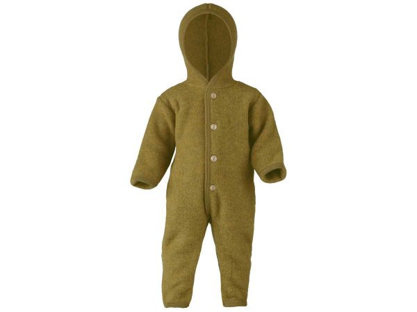 Engel Overall mit Kapuze und Holzknöpfen