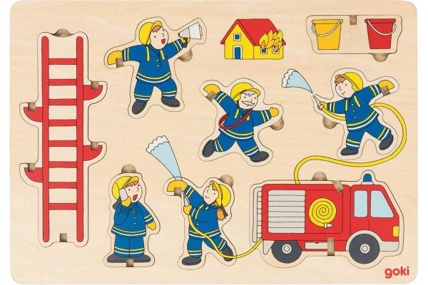 Goki Aufstellpuzzle Feuerwehr