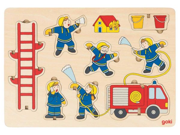 Goki Aufstellpuzzle Feuerwehr