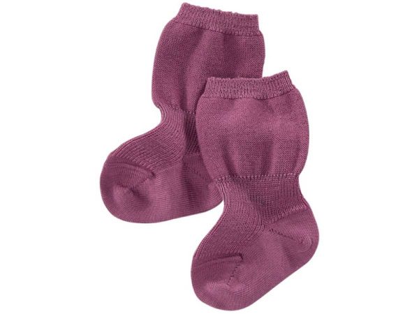 Grödo Baby Socken Schurwolle beere