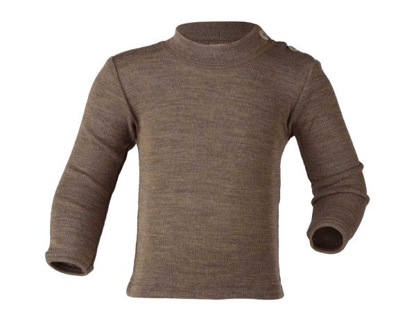 Engel Baby Shirt langarm mit Stehkragen