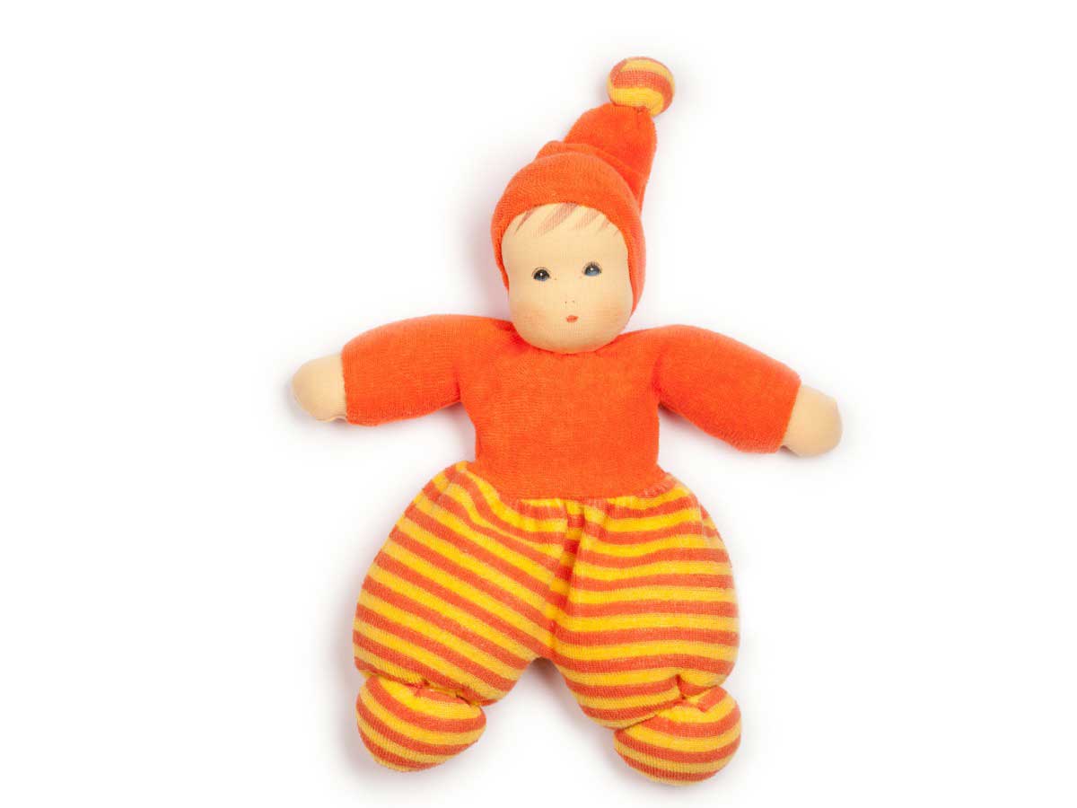 Nanchen Puppe Mini Möpschen orange