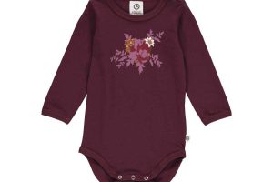 Müsli Baby Body langarm Bloomy print