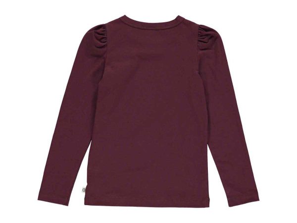 Müsli Shirt langarm Cosy me puff aubergine