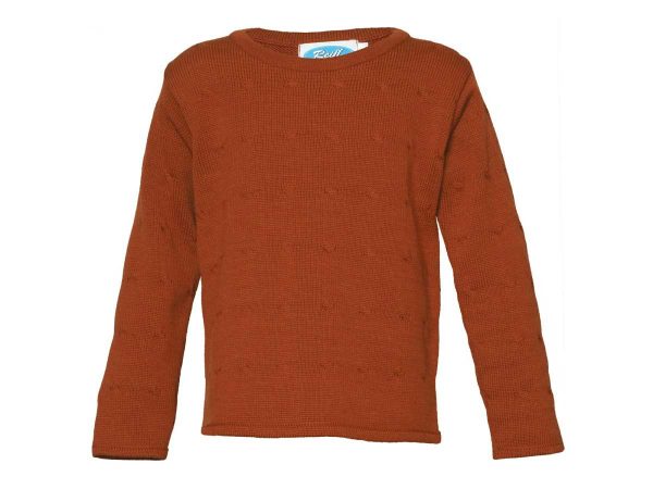 Reiff Strick Kinder Pulli Twist terra