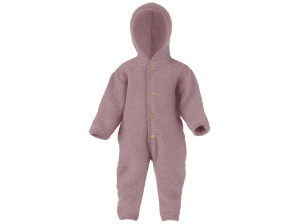 Engel Wollfleece Overall mit Kapuze