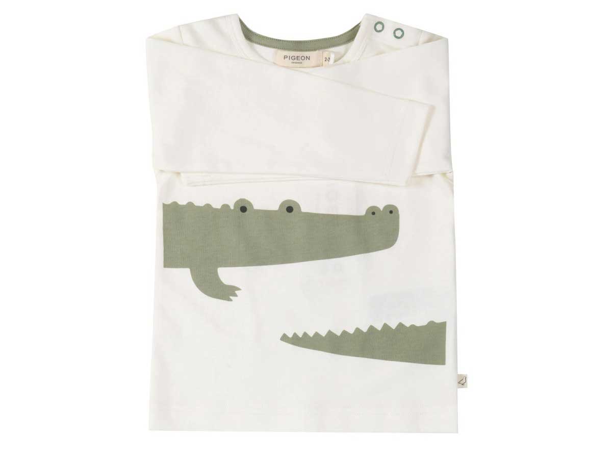 Pigeon Langarm Shirt Krokodil