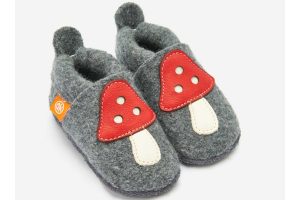 Orangenkinder Hausschuhe Wolli Glückspilz