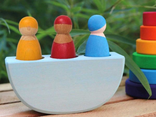 Grimms drei Freunde im Boot