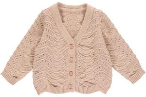 Müsli Baby Jacke, Knit needle out Cardigan