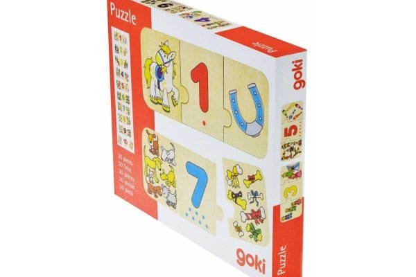Goki Puzzle Zahlen lernen