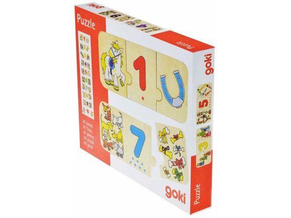 Goki Puzzle Zahlen lernen