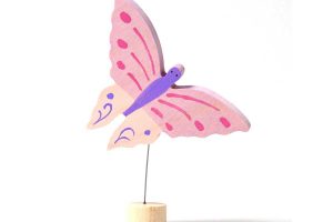 Grimms Steckfigur Schmetterling rosa