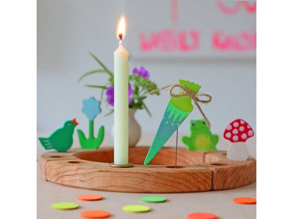 Grimms Figuren Stecker Schultüte grün
