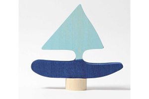 Grimms Steckfigur Segelboot