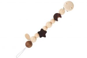 Goki Schnullerkette Mond und Sterne