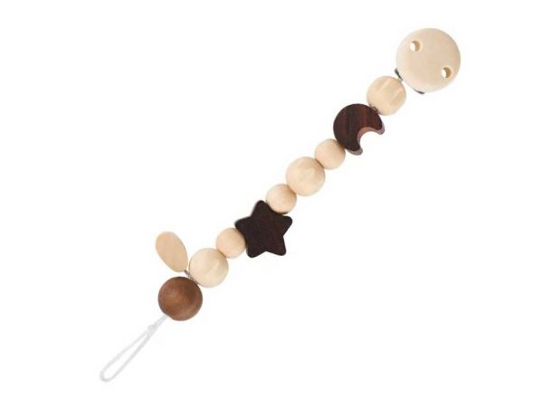 Goki Schnullerkette Mond und Sterne