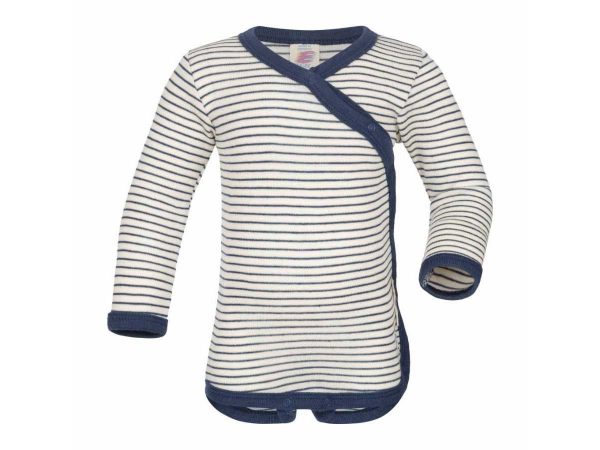 Engel Baby Wickelbody langarm marine