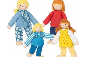 Goki Biegepuppen Junge Familie