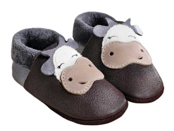 Pololo Lederschuhe Kuh Wilma
