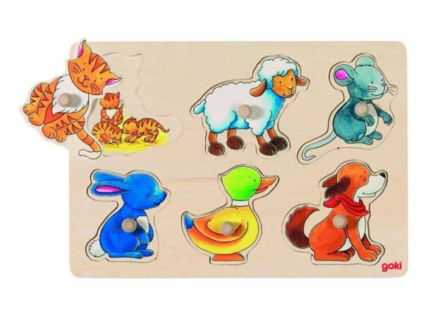 Goki Puzzle Mutter und Kind
