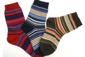 Grödo Kinder Wollsocken Ringel