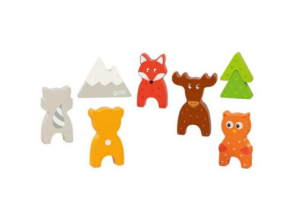 Goki Einlegepuzzle Waldtiere