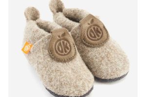 Orangenkinder Hausschuhe Wolli uni