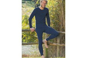 Engel Herren Leggings Wolle Seide