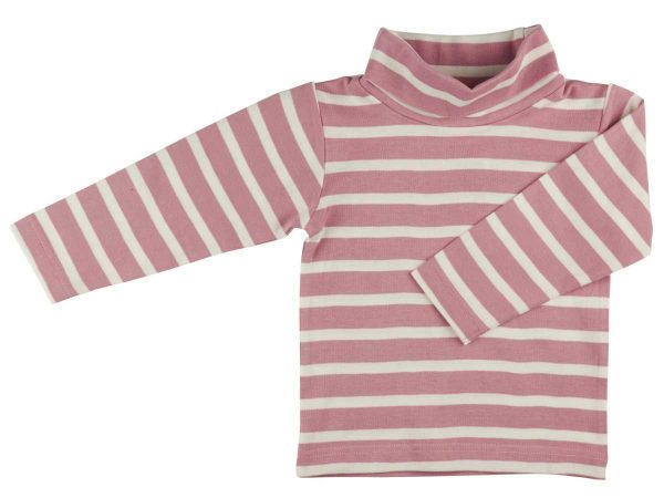 Pigeon Polo neck top Rollkragenpulli pink