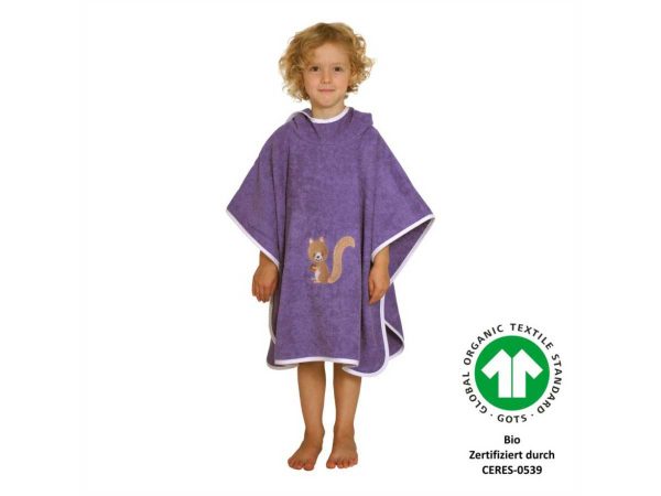 Wörner Bade Poncho Eichhörnchen