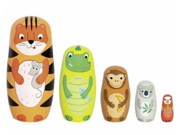 Goki Matroschka Puppen Tiger Tavi mit Freunde
