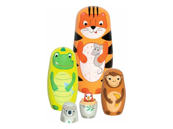 Goki Matroschka Puppen Tiger Tavi mit Freunde