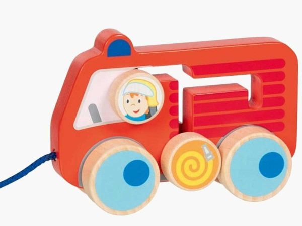 Goki Ziehfahrzeug Feuerwehr