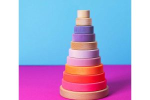 Grimms Stapelturm Neon pink