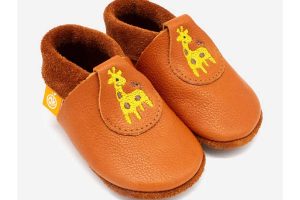 Orangenkinder Lederschuhe Gisela das Giräffchen