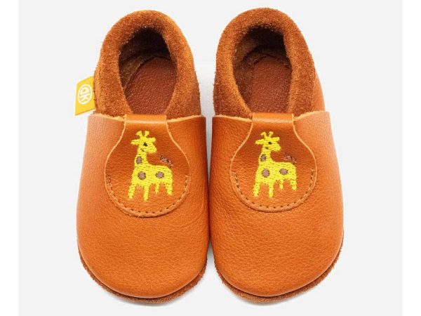 Orangenkinder Lederschuhe Gisela das Giräffchen