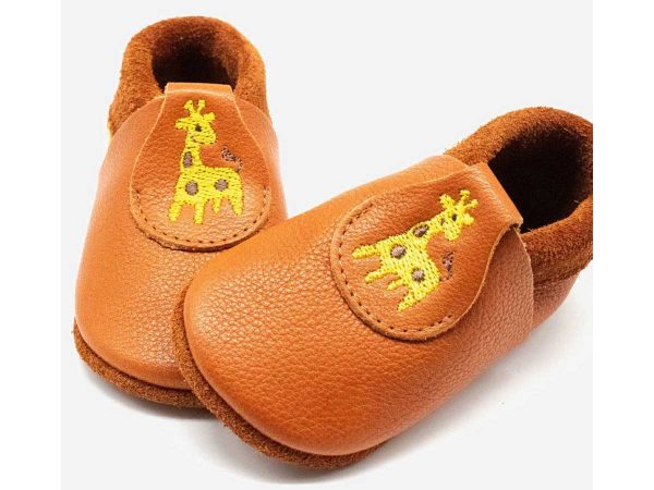 Orangenkinder Lederschuhe Gisela das Giräffchen