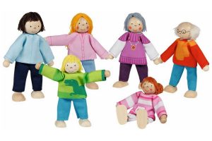 Goki Biegepuppen Moderne Familie