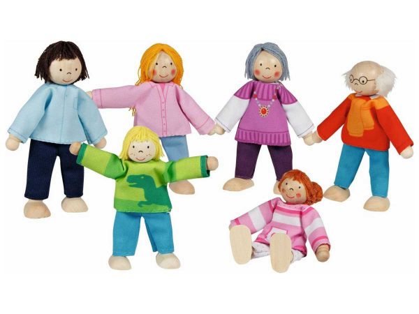 Goki Biegepuppen Moderne Familie