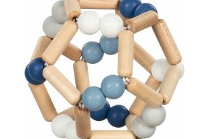 Goki Greifling Elastik Ball blau