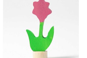 Grimms Steckfigur Blume rosa